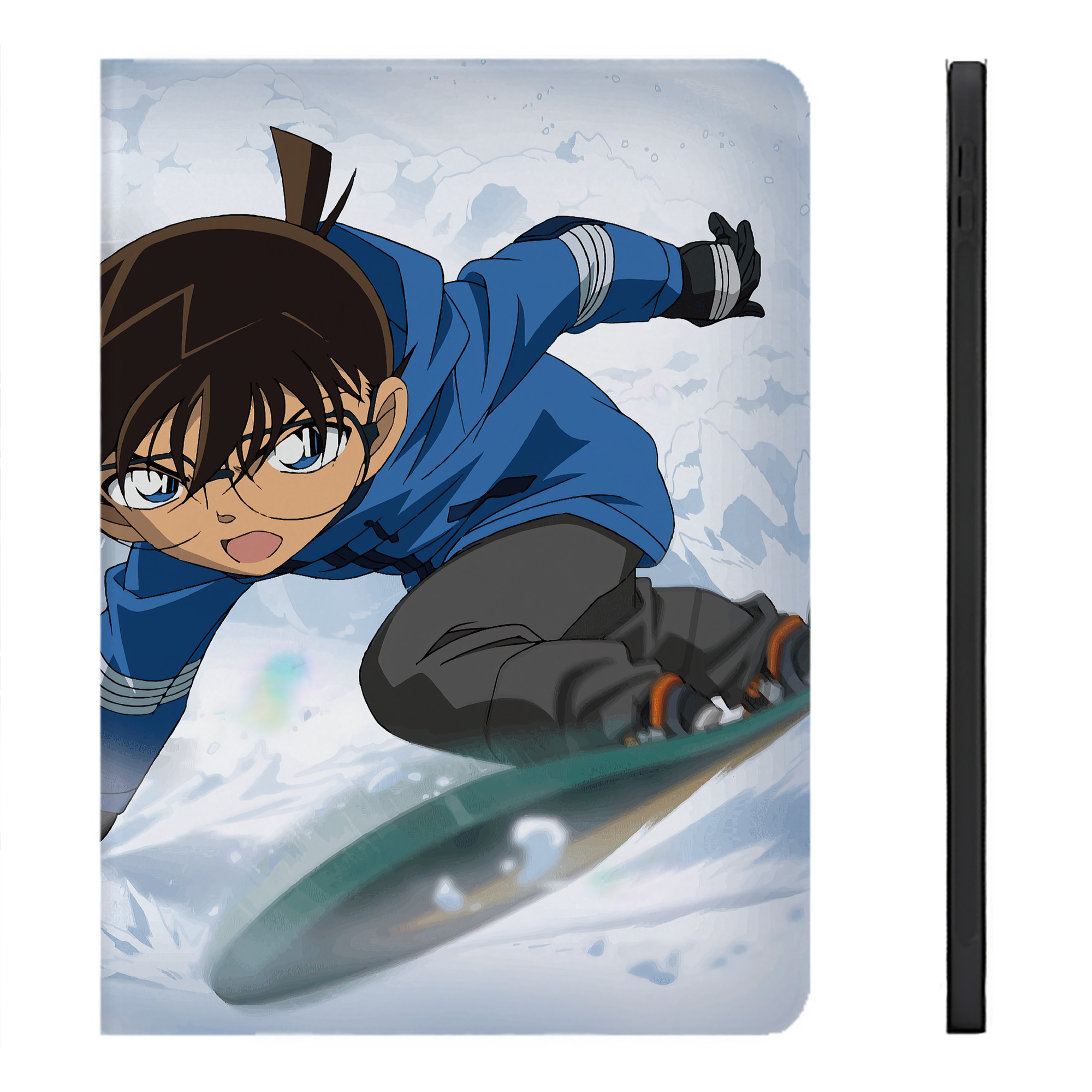 （画像用） 名探偵コナン Detective Conan IPadケース ペンホルダー付き ブックスタイルデザイン
